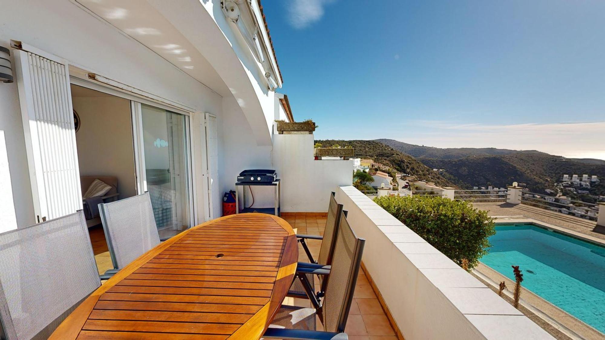 Appartement 65 M2 ,Piscine Vue Mer ロザス エクステリア 写真